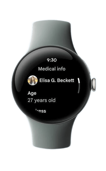 Pixel Watch 2 con función de Información Médica